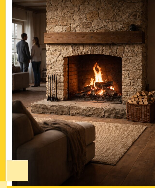 Открытые камины под ключ в Бузулуке от 156360 р. ЭриданБзл