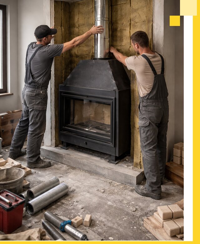 Изготовление и монтаж закрытых каминов в Бузулуке под ключ