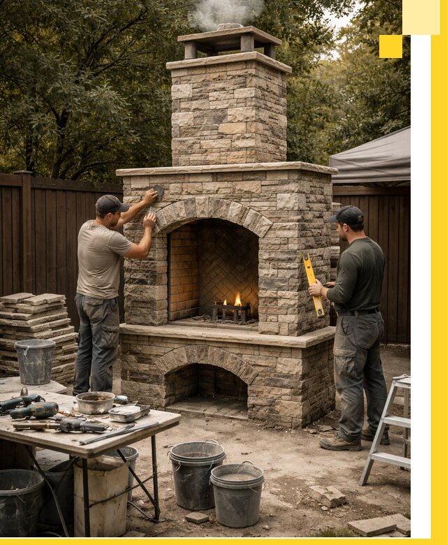 Проектирование и установка уличных каминов в Бузулуке