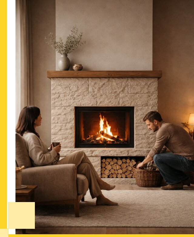 Камины для дома в Бузулуке под ключ от 156360 р. | ЭриданБзл