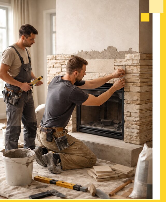 Установка и монтаж каминов для загородного дома в Бузулуке