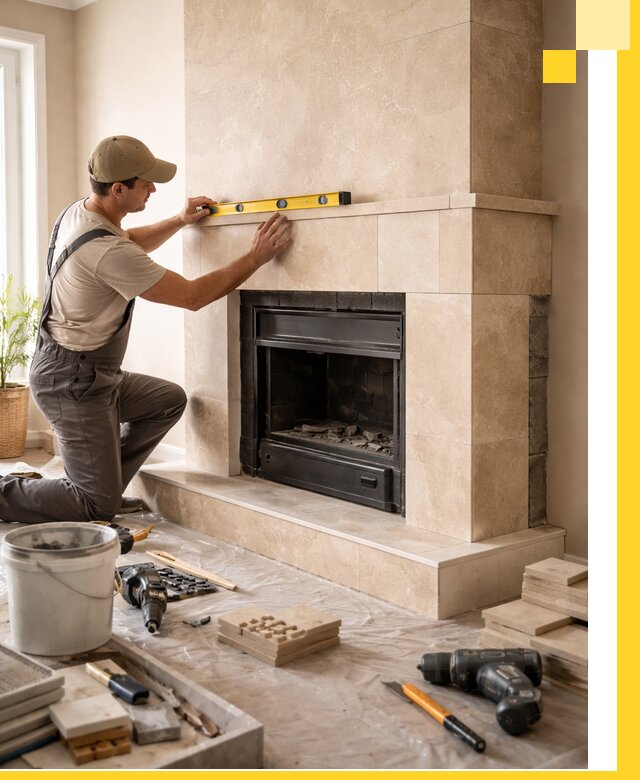 Установка и монтаж каминов в частном доме под ключ в Бузулуке