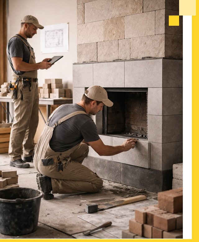 Индивидуальные проекты каминов и каминных систем в Бузулуке