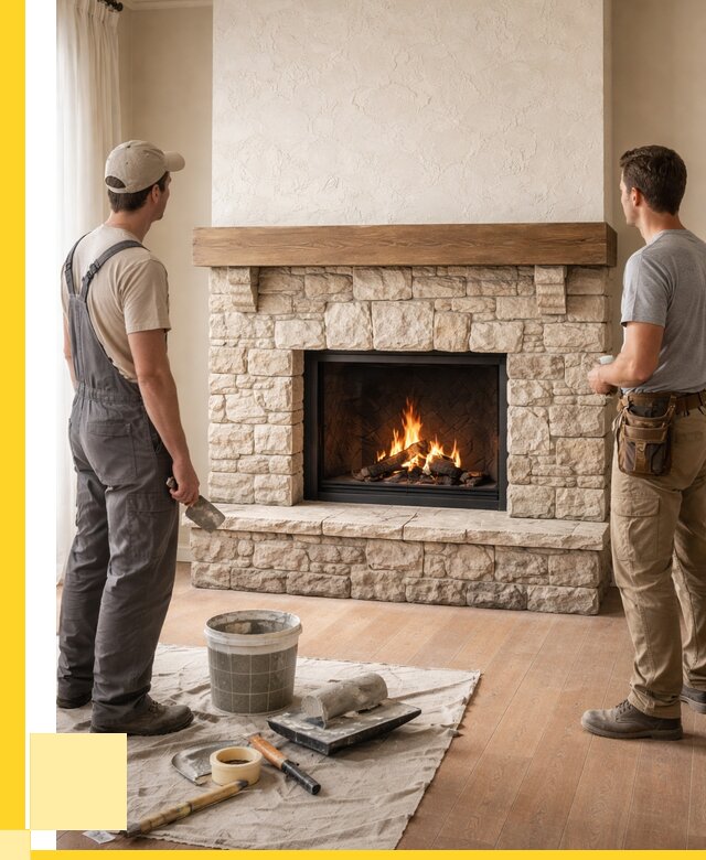 Отделка каминов в Бузулуке от 6776 р. под ключ | ЭриданБзл