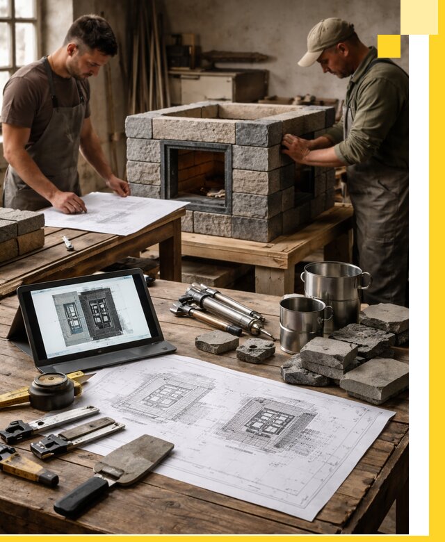 Разработка проектов печей с согласованием и монтажом в Бузулуке