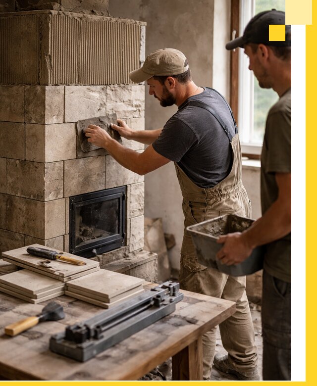 Профессиональная облицовка печей в Бузулуке: керамика и камень