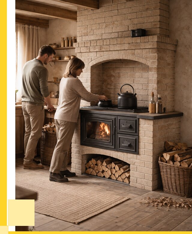 Печи с плитой в Бузулуке от 46908 р. | ЭриданБзл — кирпичная печь