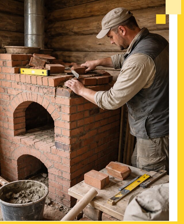 Изготовление и установка русских печей в Бузулуке под ключ