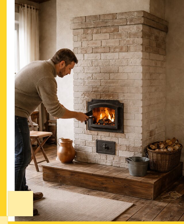 Печь голландка из кирпича в Бузулуке от 88604 р. | ЭриданБзл