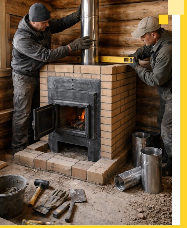 Проектирование, изготовление и установка банных печей в Бузулуке