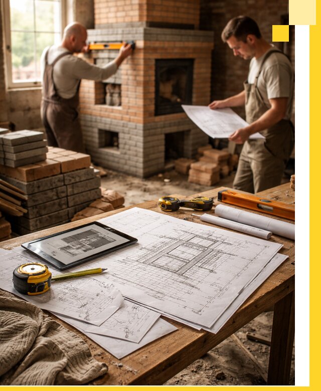 Проекты печей и каминов с индивидуальным дизайном в Бузулуке