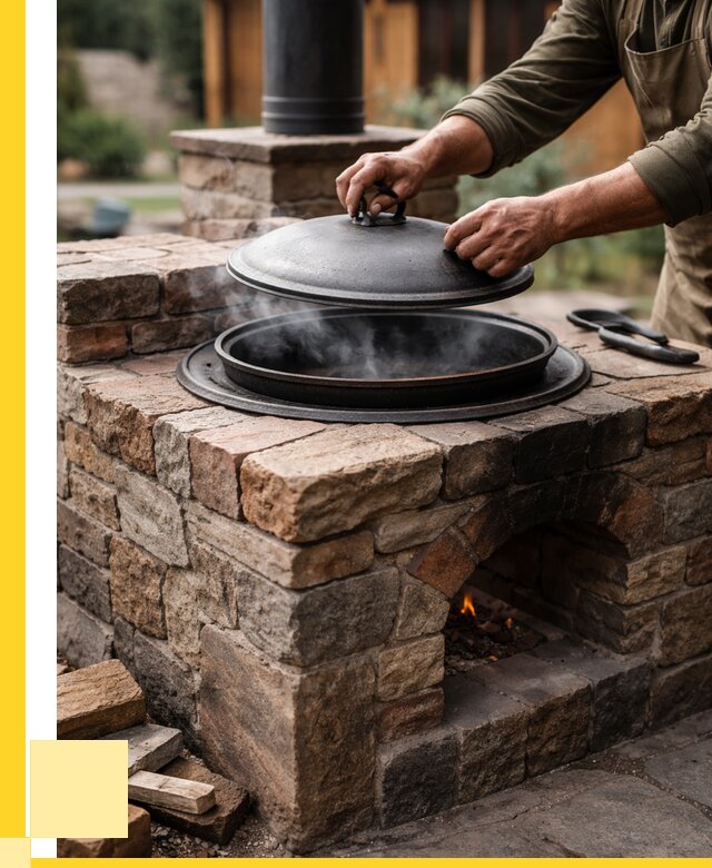 Печи для казана в Бузулуке по цене от 18763 р. | ЭриданБзл