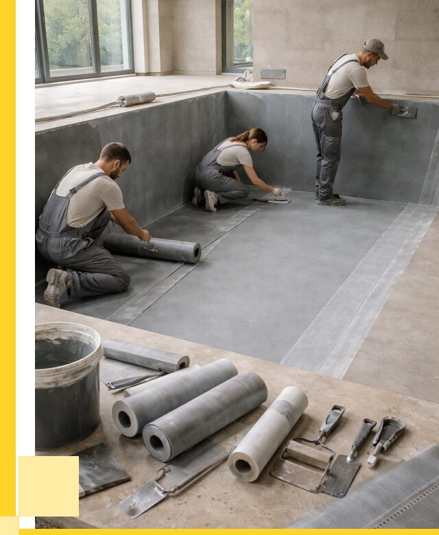 Гидроизоляция бассейнов в Бузулуке от 2085 р., ЭриданБзл