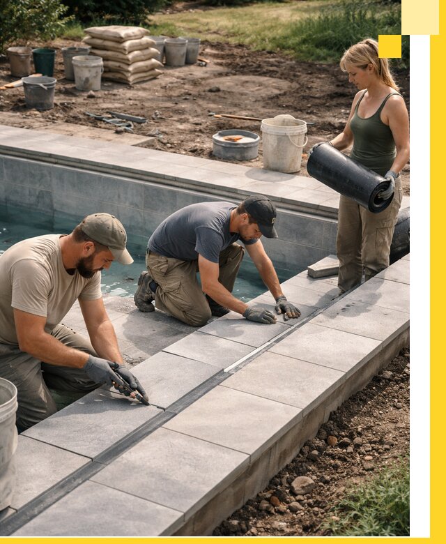 Строительство и монтаж уличных бассейнов под ключ в Бузулуке