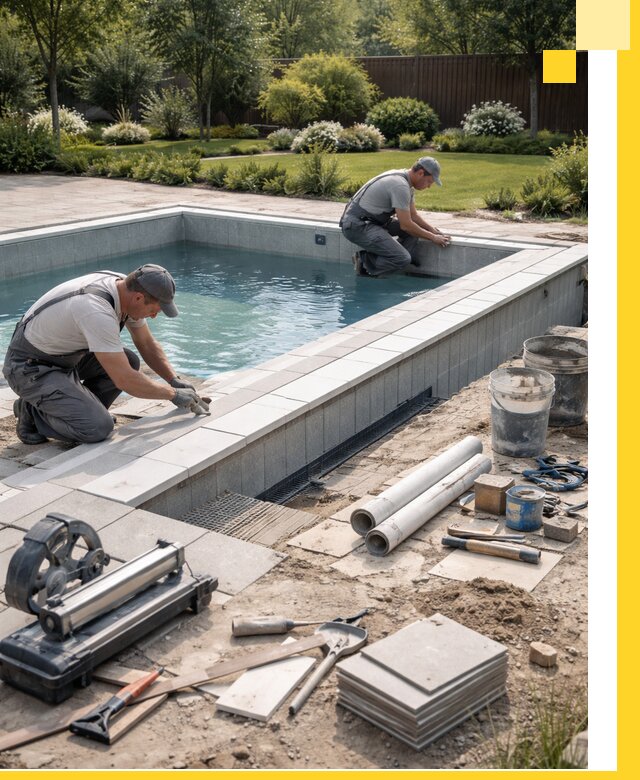 Строительство открытых бассейнов под ключ в Бузулуке профессионально