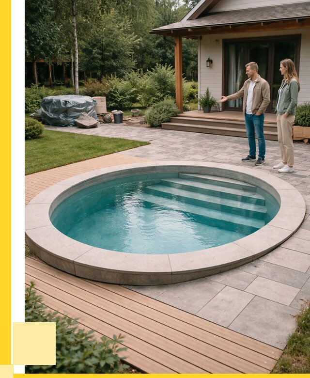 Бассейн на даче под ключ в Бузулуке от 208480 р., ЭриданБзл