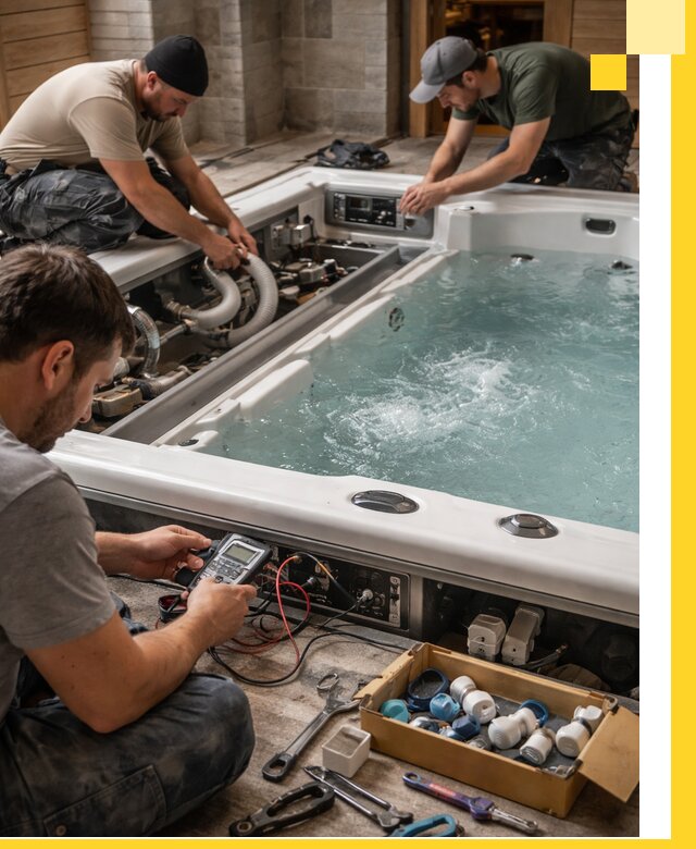 Гидромассажные бассейны под ключ в Бузулуке, дизайн и монтаж