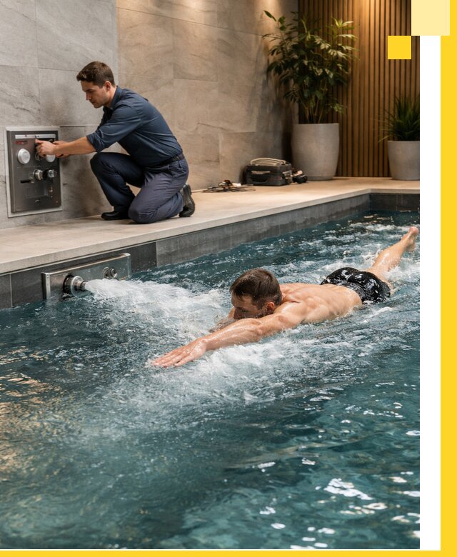 Проектирование и монтаж бассейнов с противотоком в Бузулуке