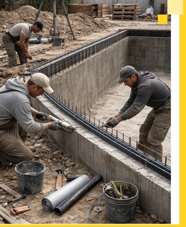 Качественный монтаж чаши бассейна в Бузулуке под ключ с гарантией