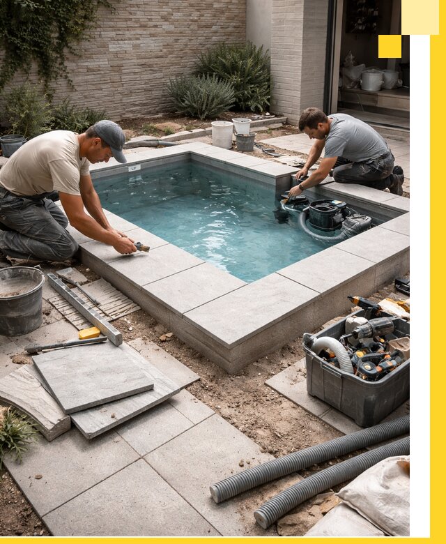 Мини бассейны под ключ в Бузулуке, дизайн и установка