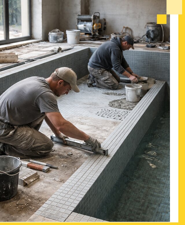 Строительство бассейна в частном доме в Бузулуке под ключ