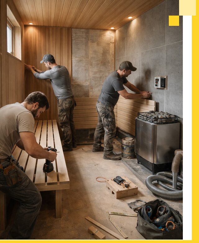 Сауны под ключ в Бузулуке, проектирование, строительство, отделка