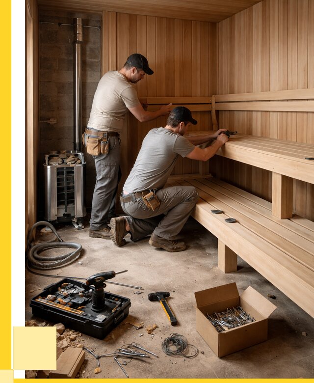 Монтаж саун под ключ в Бузулуке от 125088 р. | ЭриданБзл