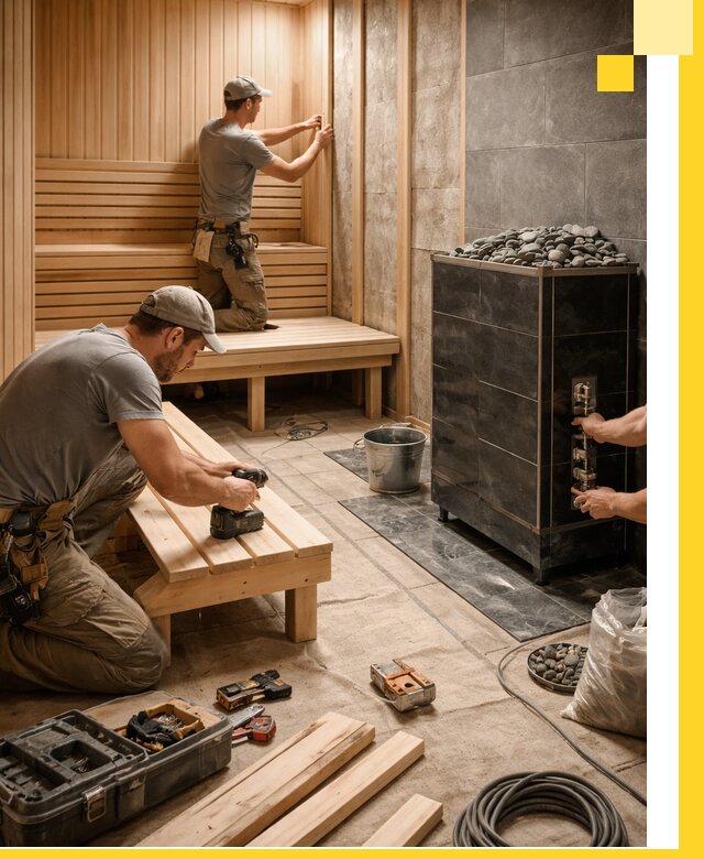 Дизайн и строительство интерьерных саун под ключ в Бузулуке