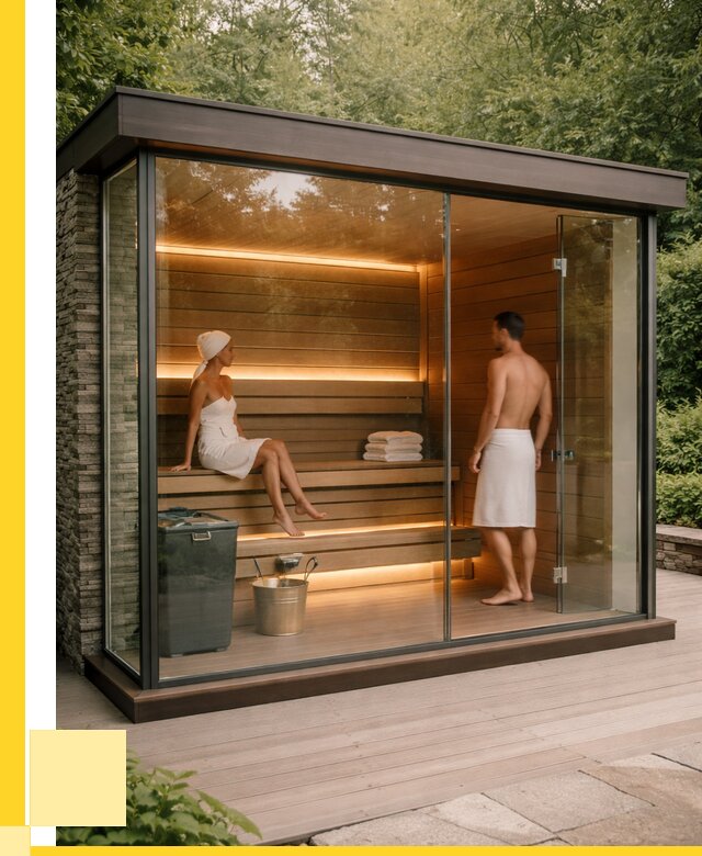 Сауна стеклянная и двери для сауны в Бузулуке от 260600 р. | ЭриданБзл