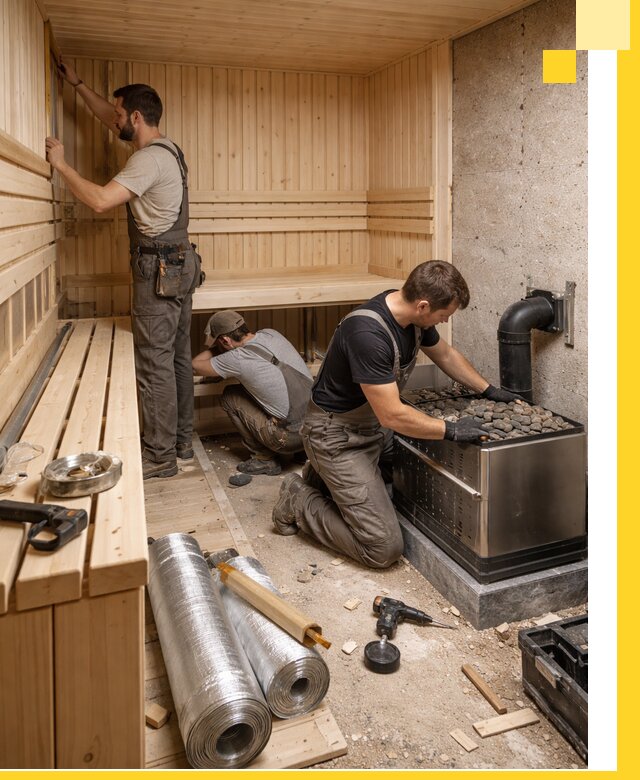 Индивидуальные сауны на заказ в Бузулуке под ключ, проект и монтаж