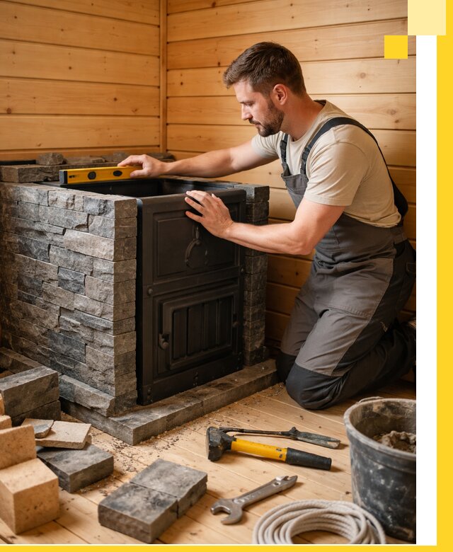 Производство и установка печей для саун под ключ в Бузулуке