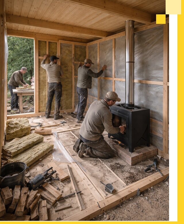 Профессиональный монтаж бань под ключ в Бузулуке для дома