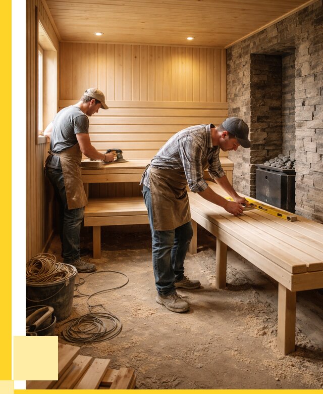 Отделка бани в Бузулуке: внутренняя отделка от 3127 р. | ЭриданБзл