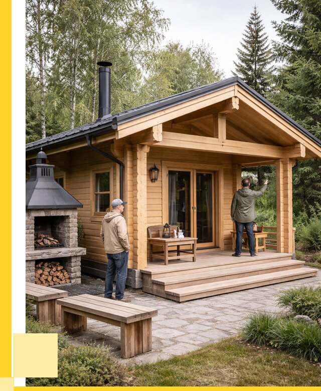 Деревянные бани под ключ в Бузулуке от 469080 р. | ЭриданБзл