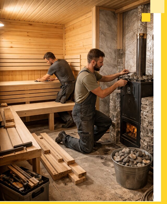 Дизайн и строительство интерьеров бань под ключ в Бузулуке