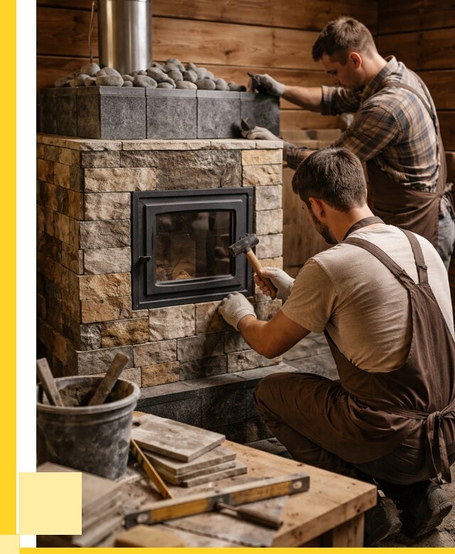 Облицовка банной печи в Бузулуке от 15636 р. | ЭриданБзл