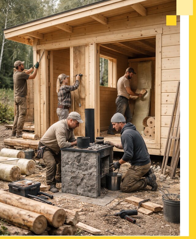 Купить баню под ключ в Бузулуке строительство монтаж отделка