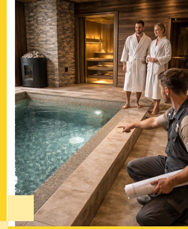 Проект бани с бассейном под ключ в Бузулуке от 67756 р. | ЭриданБзл