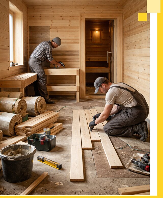 Индивидуальный проект бани с комнатой отдыха под ключ в Бузулуке