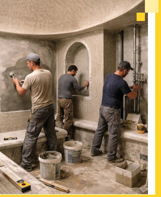 Профессиональный монтаж хамамов под ключ в Бузулуке с гарантией