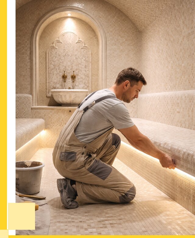 Отделка хамамов под ключ в Бузулуке от 5733 р. | ЭриданБзл