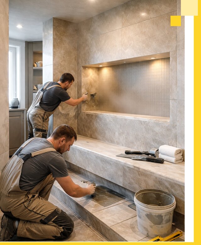 Профессиональное строительство хамама в квартире в Бузулуке