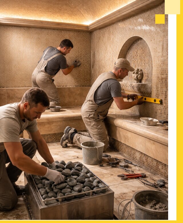 Проектирование и строительство хамама и сауны в Бузулуке