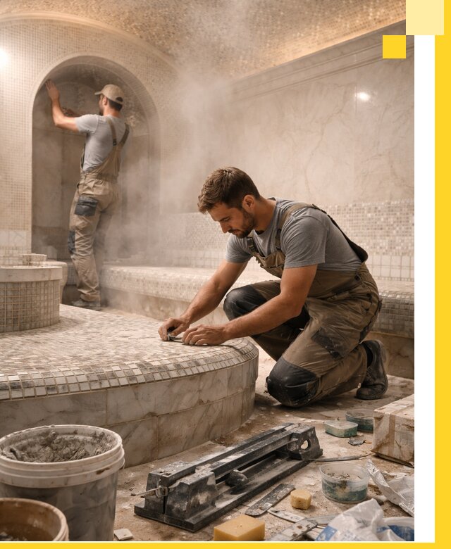 Профессиональный дизайн хамама и SPA под ключ в Бузулуке