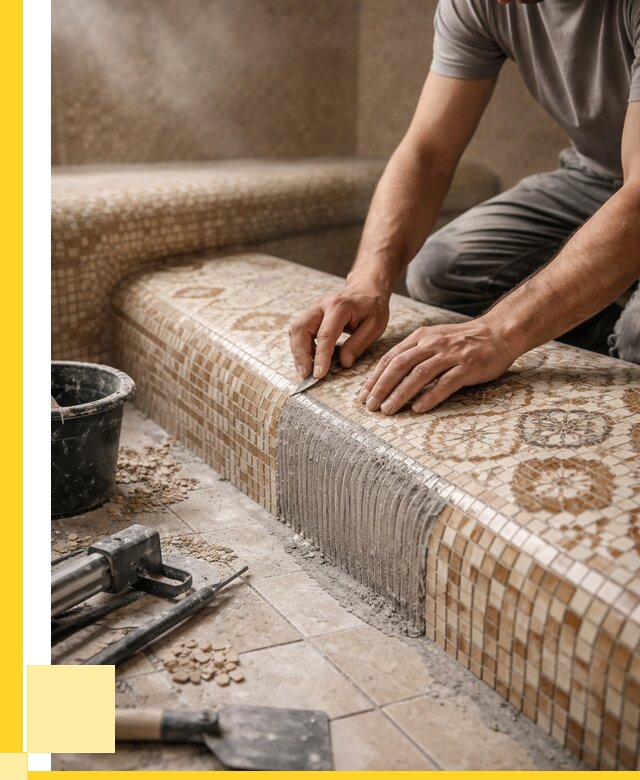 Плитка для хамама под ключ в Бузулуке от 3648 р. | ЭриданБзл