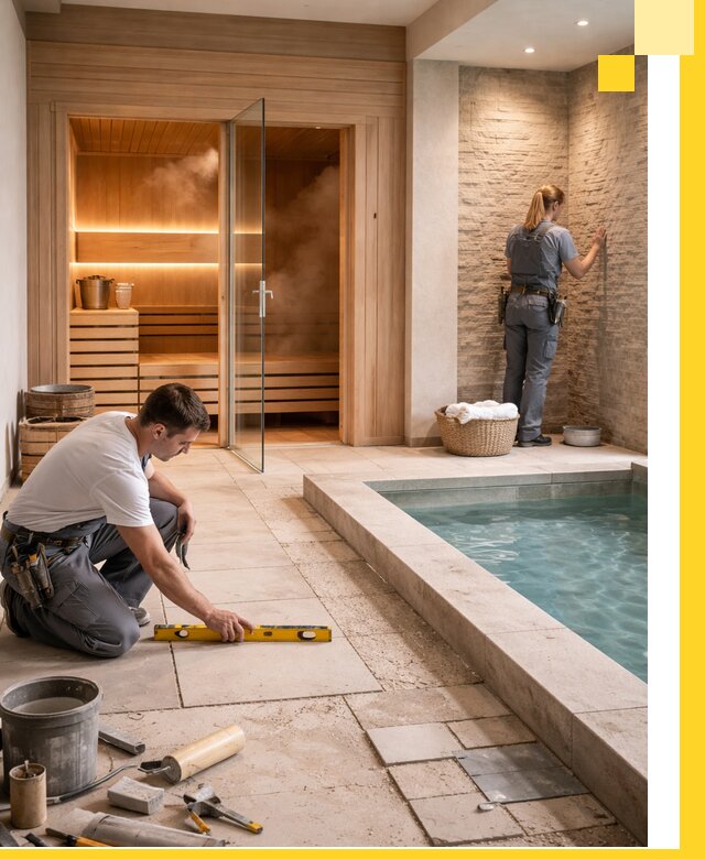 Комплексный дизайн и отделка интерьеров SPA под ключ в Бузулуке